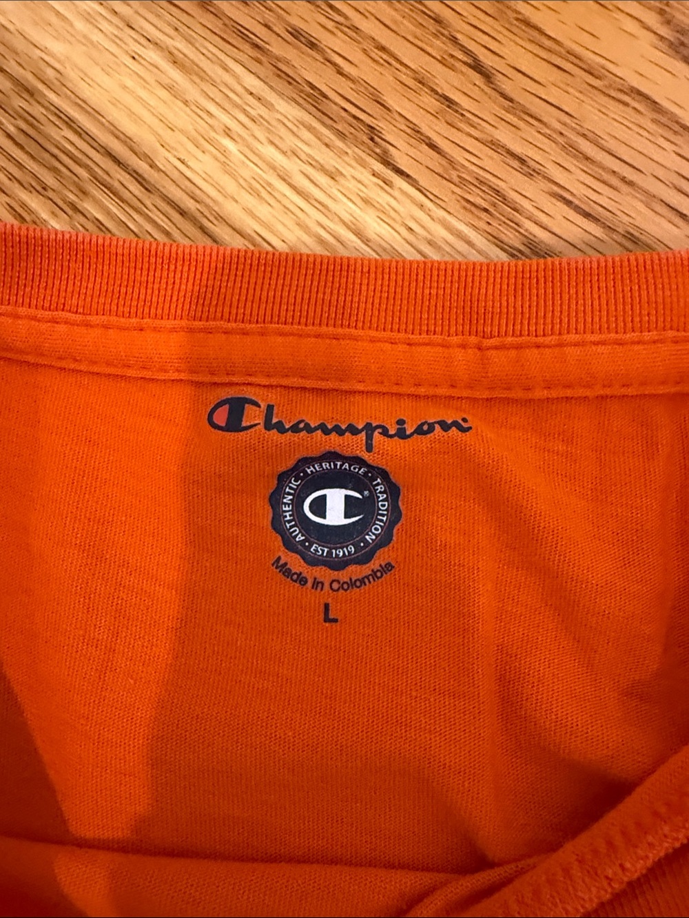 Champion Orange Miami Alumni Graphic Tee - Picture 2 of 2